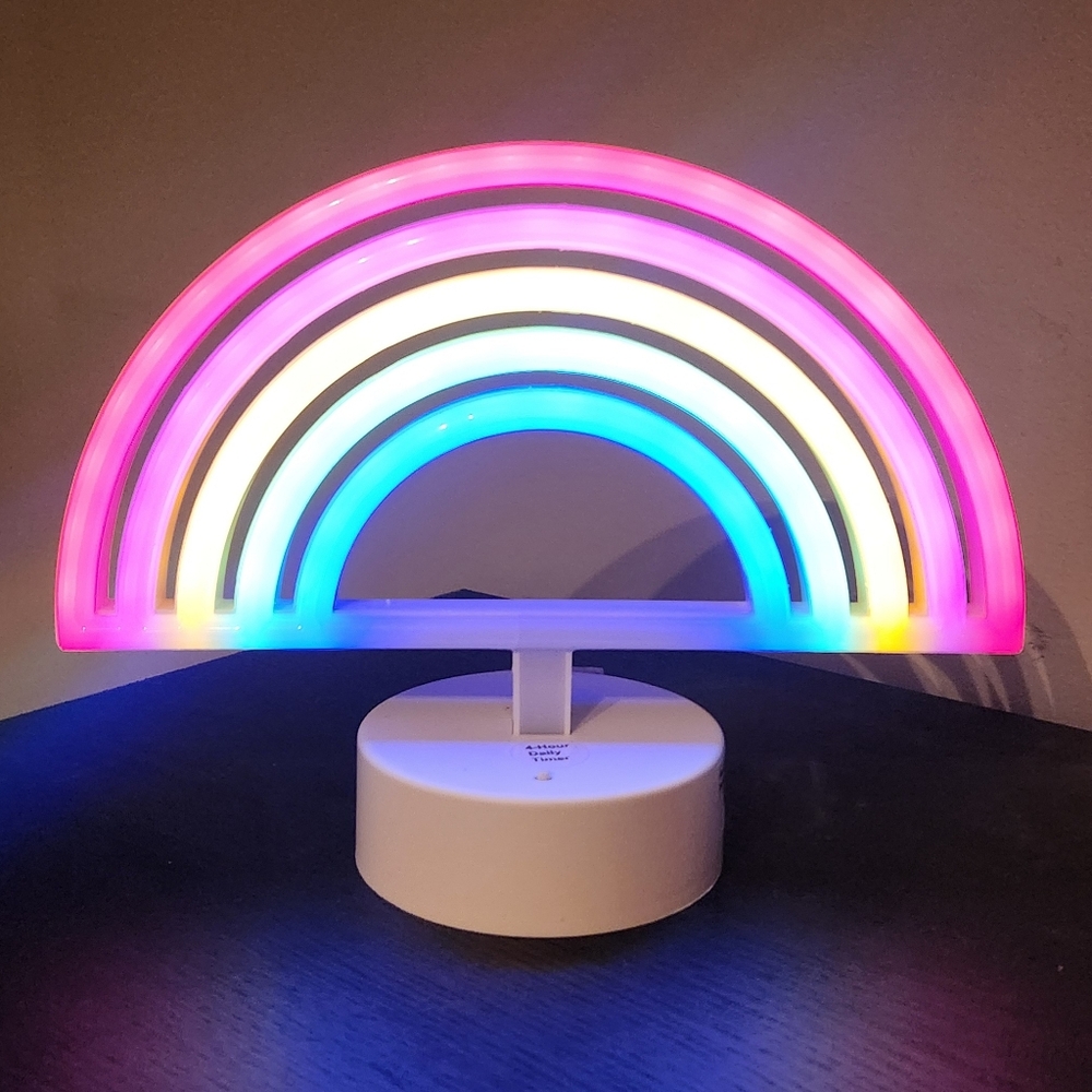 Colorful Neon Rainbow Light